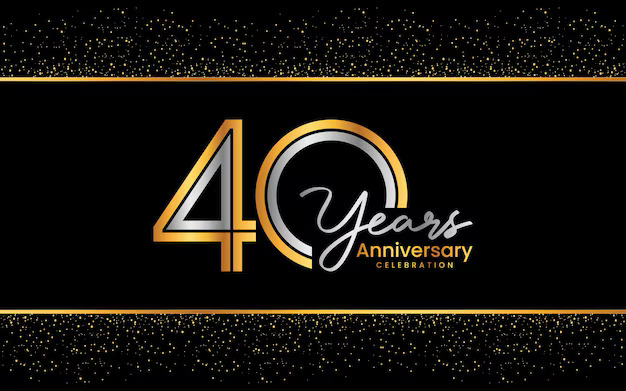 40 year anniversary logo